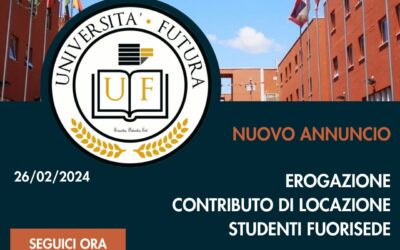 Erogazione contributo di locazione studenti fuorisede